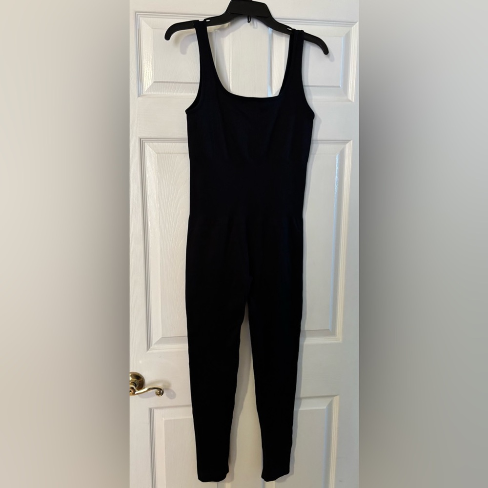 OQQ Full Length Ribbed Jumpsuit - Picture 3 of 4